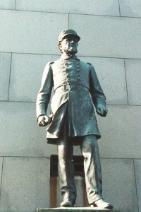 Flag officer Andrew Hull Foote, bronze statue