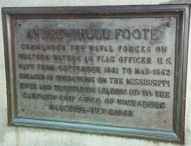 Flag officer A. H. Foote plaque