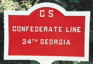 34th Georgia Infantry Tablet