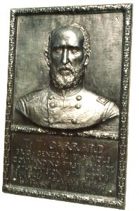 Brig. Gen. T. T. Garrard, bronze plaque