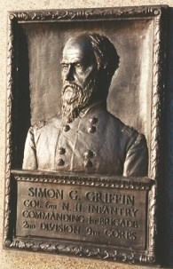 Col. Simon G. Griffin, bronze relief portrait