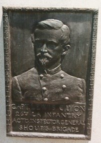 Capt. Louis Guion, bronze relief portrait