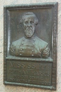 Gen. Jeptha V. Harris, bronze relief portrait