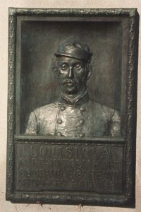Capt. Toby Hart, bronze relief portrait