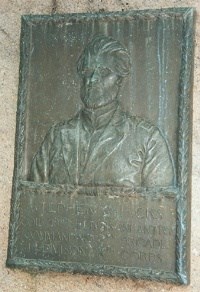 Col. Stephen G. Hicks, bronze relief tablet