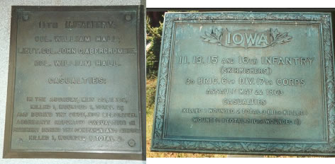 Unit position markers