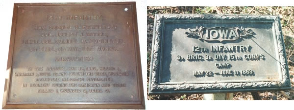 Unit position markers