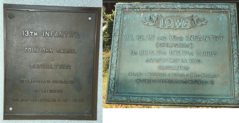 Unit position markers