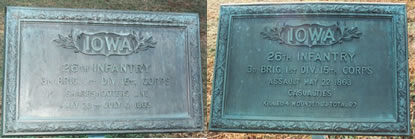 Unit position markers