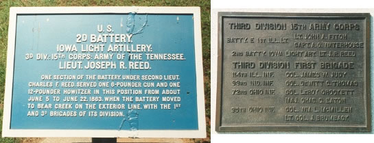 Unit position markers