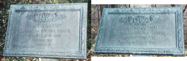 Unit position markers