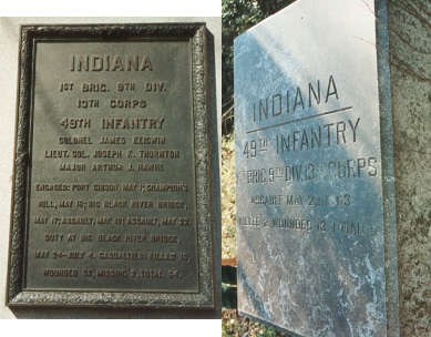 Unit position markers