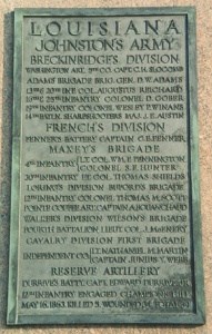 30th Louisiana Infantry Battalion Regimental Monument