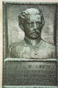 Col. Daniel W. Lindsey, bronze relief plaque