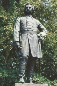 Maj. Gen. John A. Logan, bronze statue - close up
