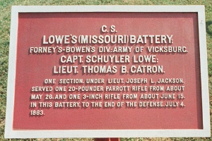 Lowe's Battery Missouri Artillery Tablet