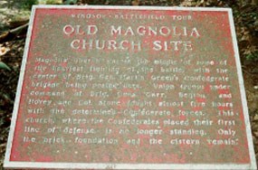 Magnolia Church Site Historical Marker