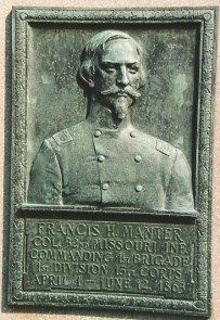 Col. Francis H. Manter, bronze relief portrait