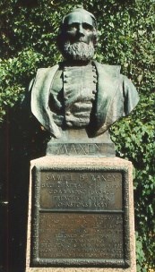 Brig. Gen. Samuel B. Maxey, bronze bust