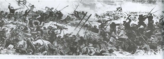 Sketch - May 22, 1863 Assault
