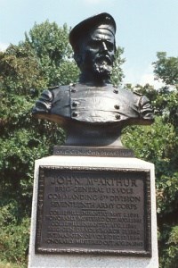 Brig. Gen. John McArthur, bronze bust