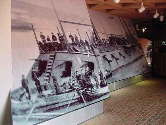 USS Cairo Museum Entrance Mural