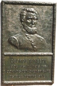 Col. George W. Neely, bronze relief portrait