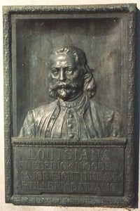 Maj. Frederick N. Ogden, bronze relief portrait