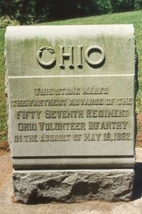 57th Ohio Infantry 19 May 1863 Assault Marker