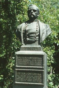 Brig. Gen. Peter J. Osterhaus, bronze bust