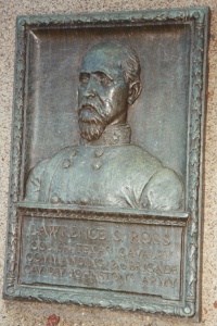 Col. Lawrence S. Ross, bronze relief portrait