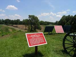 Artillery on Railroad Redoubt