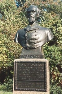 Col. John B. Sanborn, bronze bust