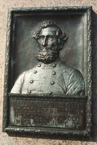 Lt. Col. Melancthon Smith, bronze relief portrait