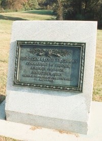 Brig. Gen. Lloyd Tilghman, bronze tablet