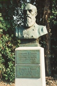 Brig. Gen. Edward D. Tracy, bronze bust