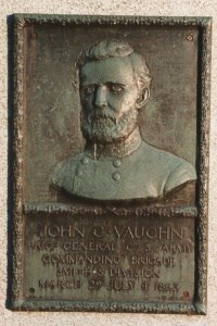 Brig. Gen. John C. Vaughn, bronze relief portrait