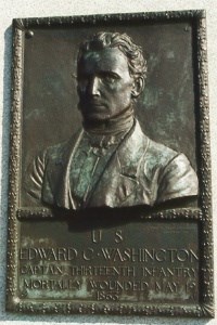 Capt. Edward C. Washington, bronze relief portrait