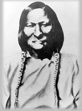 Photograph of Cheyenne Indian Chief Black Kettle, from 1800's.