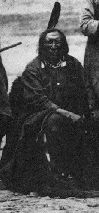 Photograph of Cheyenne warrior Roman Nose, Ft Laramie, 1868