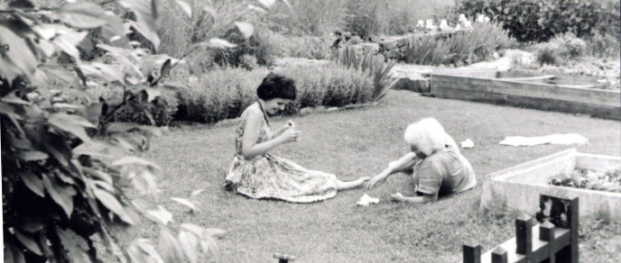 Cora in the Terraced Garden - Burlingham Complex