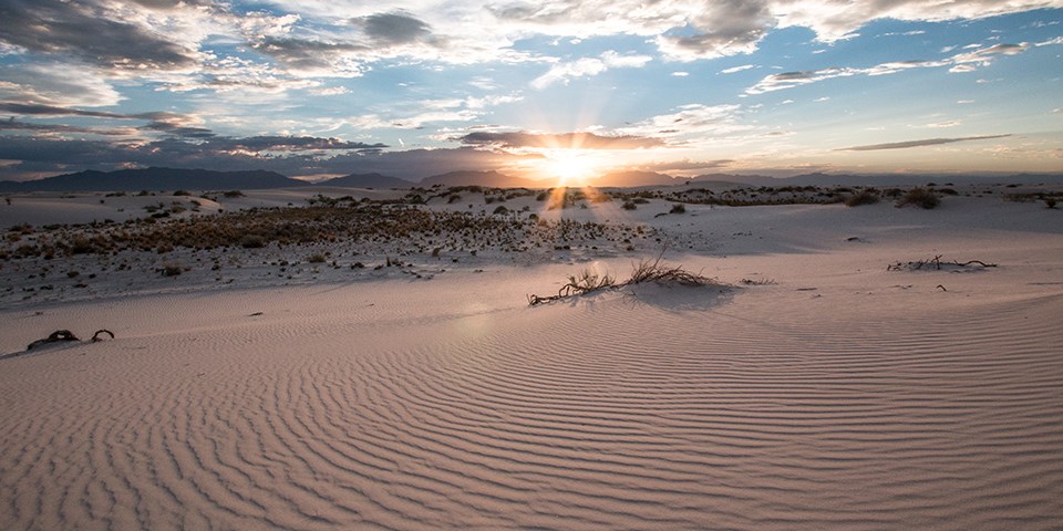 Las dunas al atardecer