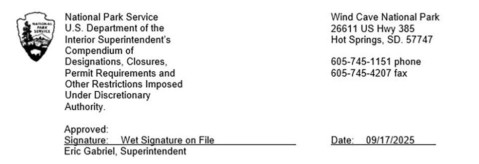 Header showing the electronic signature of Superintendent Eric Gabriel on September 17, 2025.
