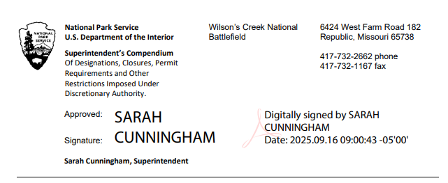 Superintendent Compendium signature page signed September 16 2025