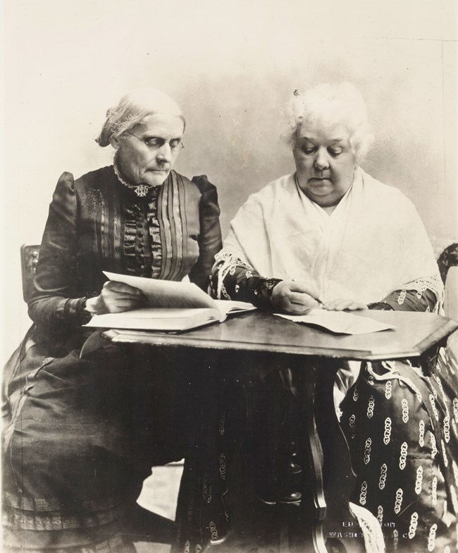 Elizabeth Cady Stanton and Susan B. Anthony