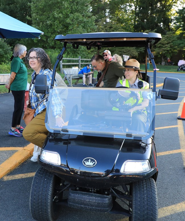 Ranger on a Cart during Filene Center Show