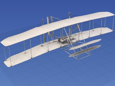 Smithsonian 3D Explorer of 1903 Wright Flyer
