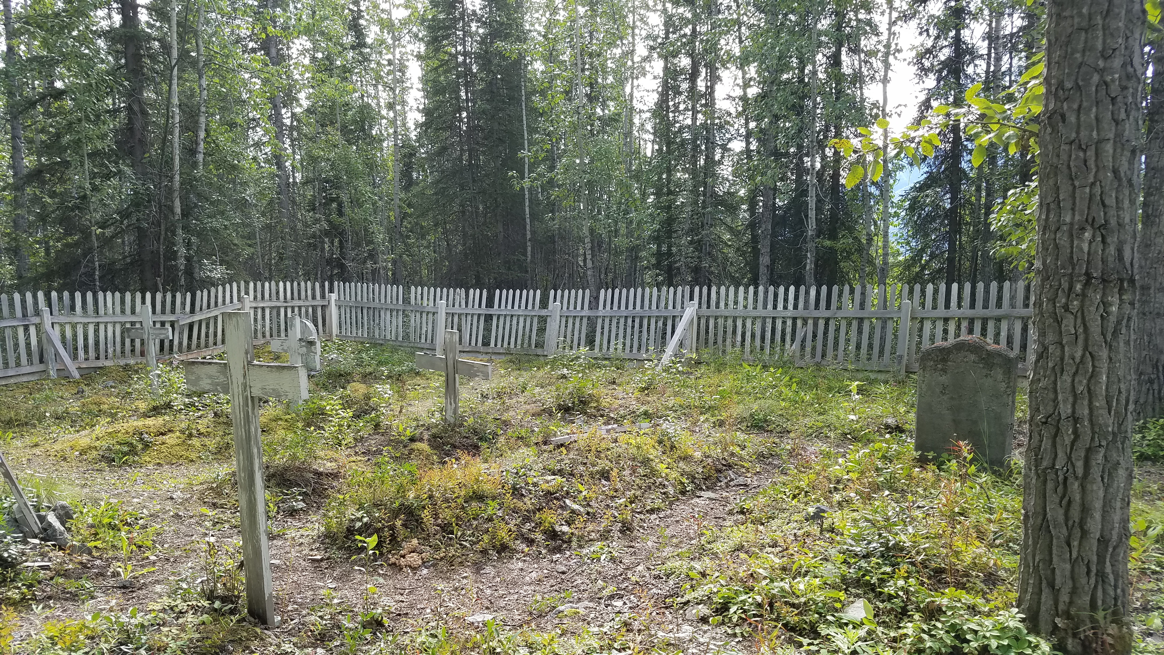 Kennecott Cemetery inside view
