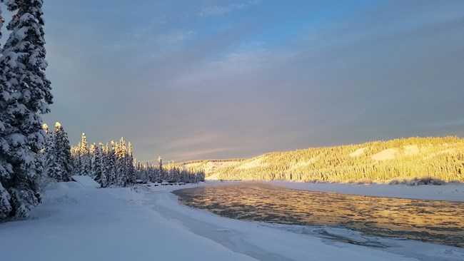 Copper River in Winter