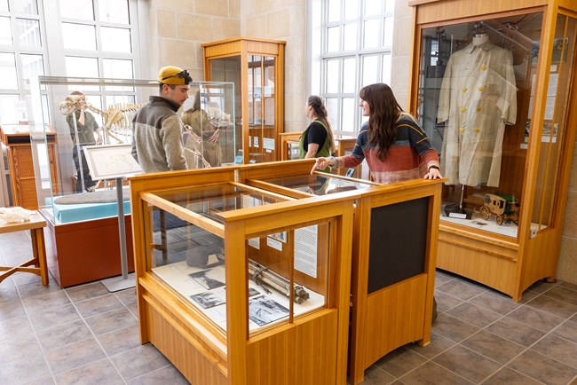 Public exhibits in Heritage and Research Center